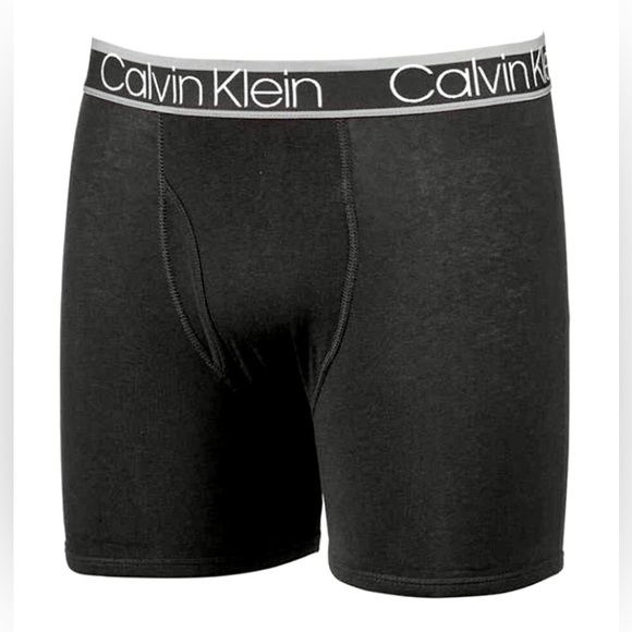 CALVIN KLEIN Men’s 3 Pack Classics Tagless Cotton Stretch Boxer Briefs. - Picture 3 of 10